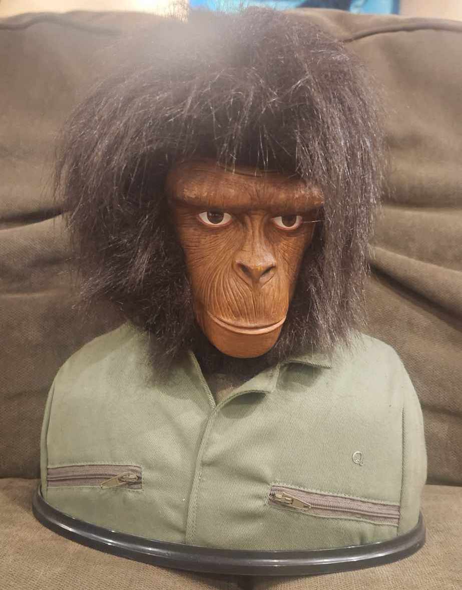 Buste La Planète des Singes.