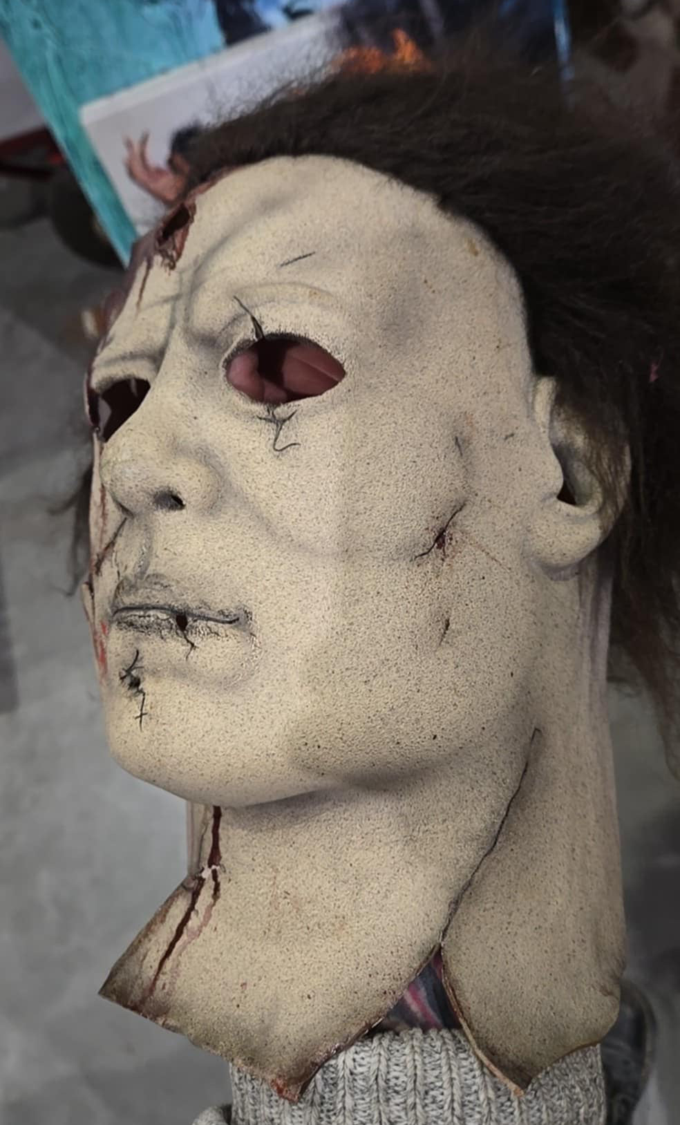 Masque de Michael Myers Halloween créé par un artiste