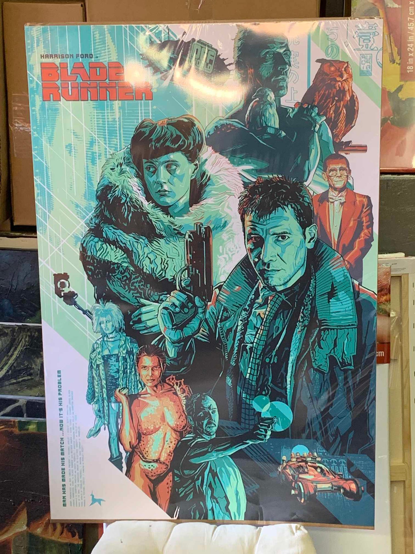 Affiche grand format du film Blade Runner.