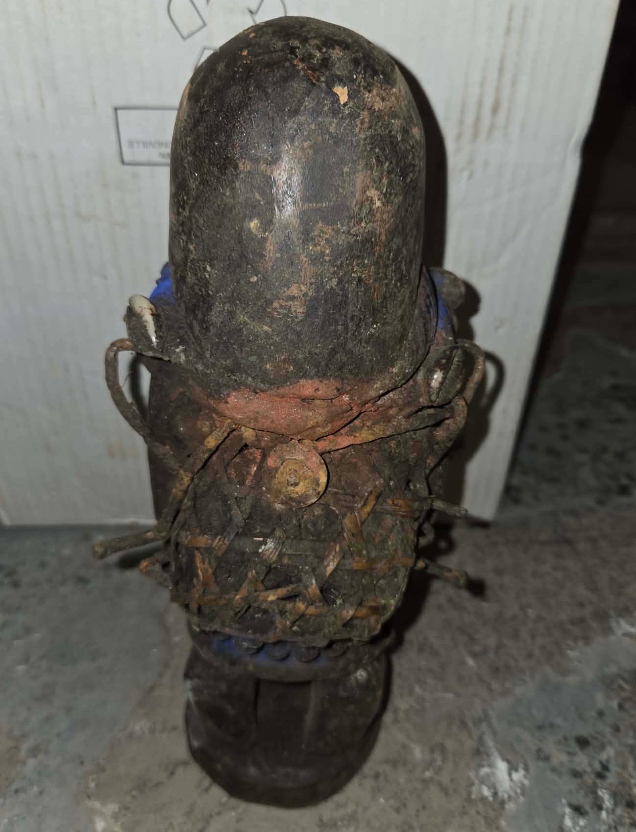 Fétiche antique du culte voodoo africain