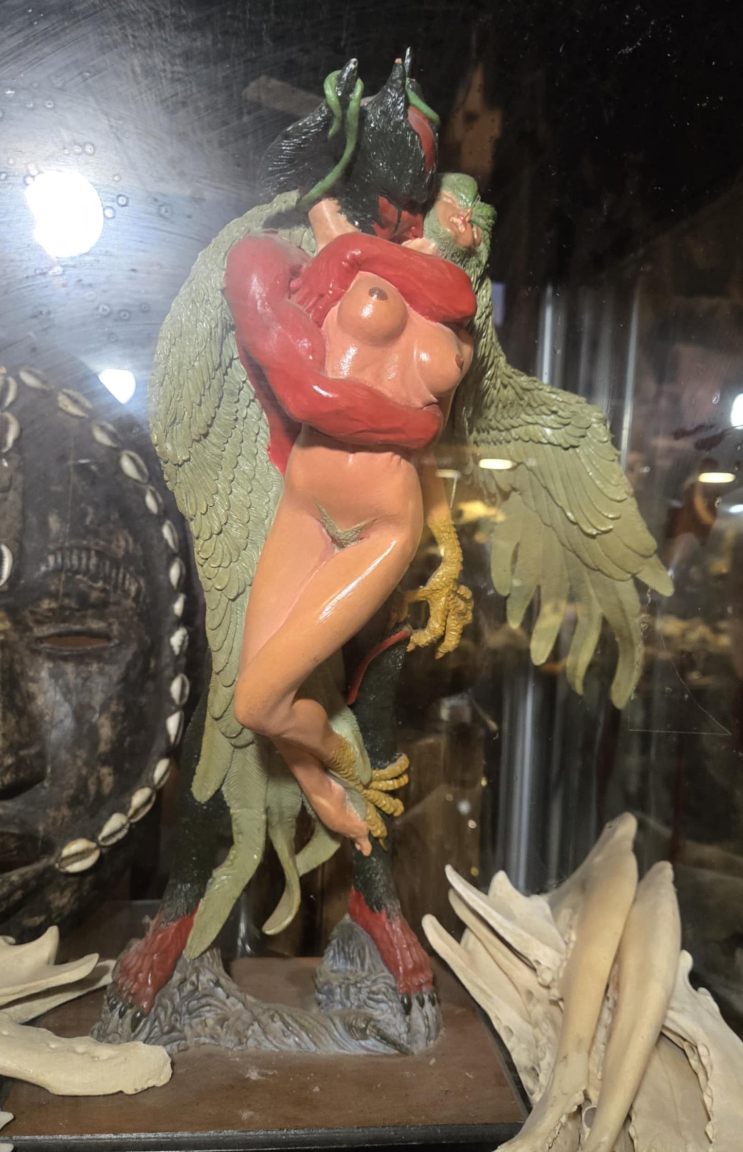 Statuette Harpie et le Diable