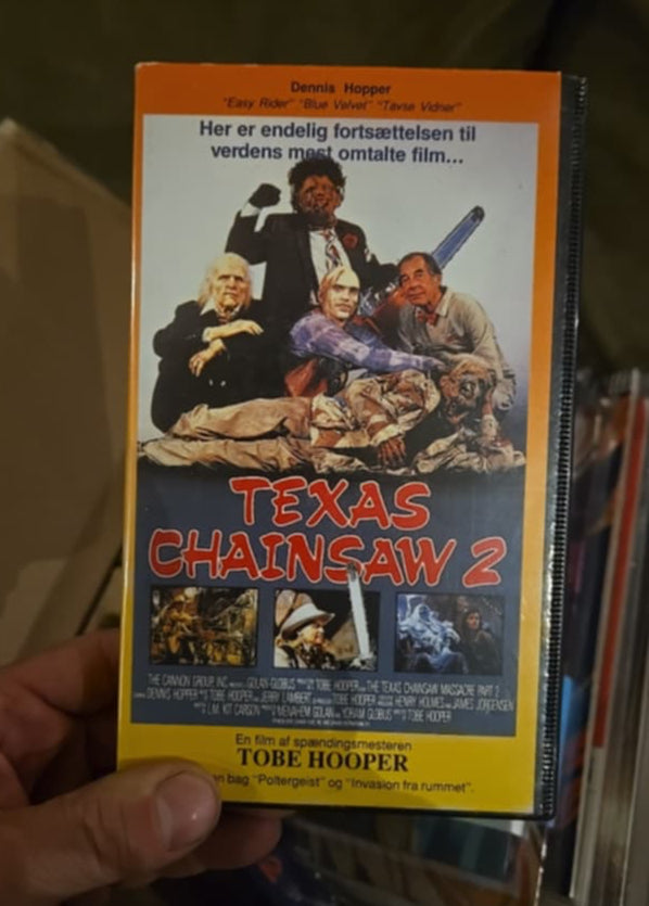 VHS The Texas Chainsaw Massacre Part 2 - version danoise