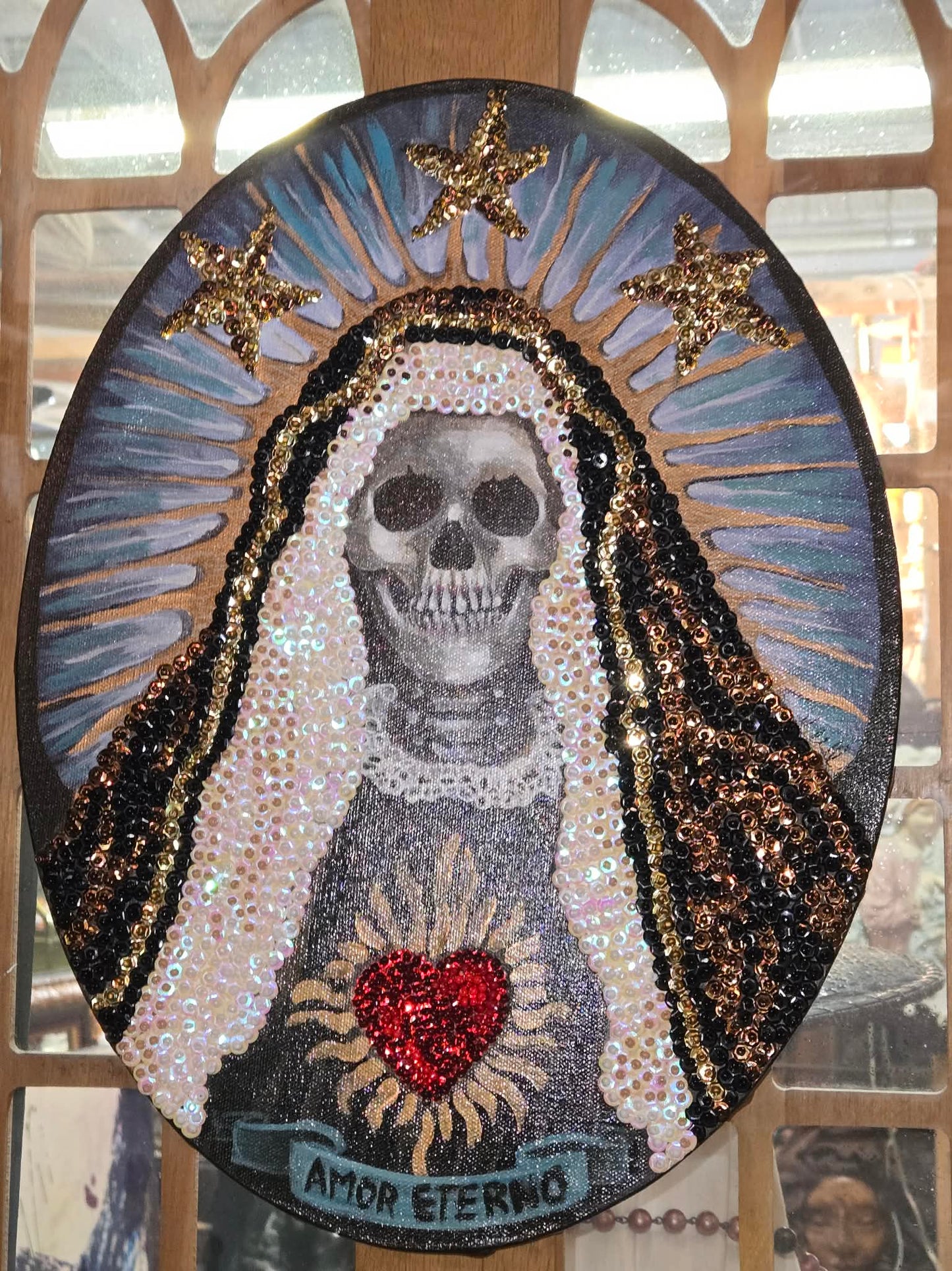 Peinture originale "Amor Eterno" par l'artiste Vicky Hébert.