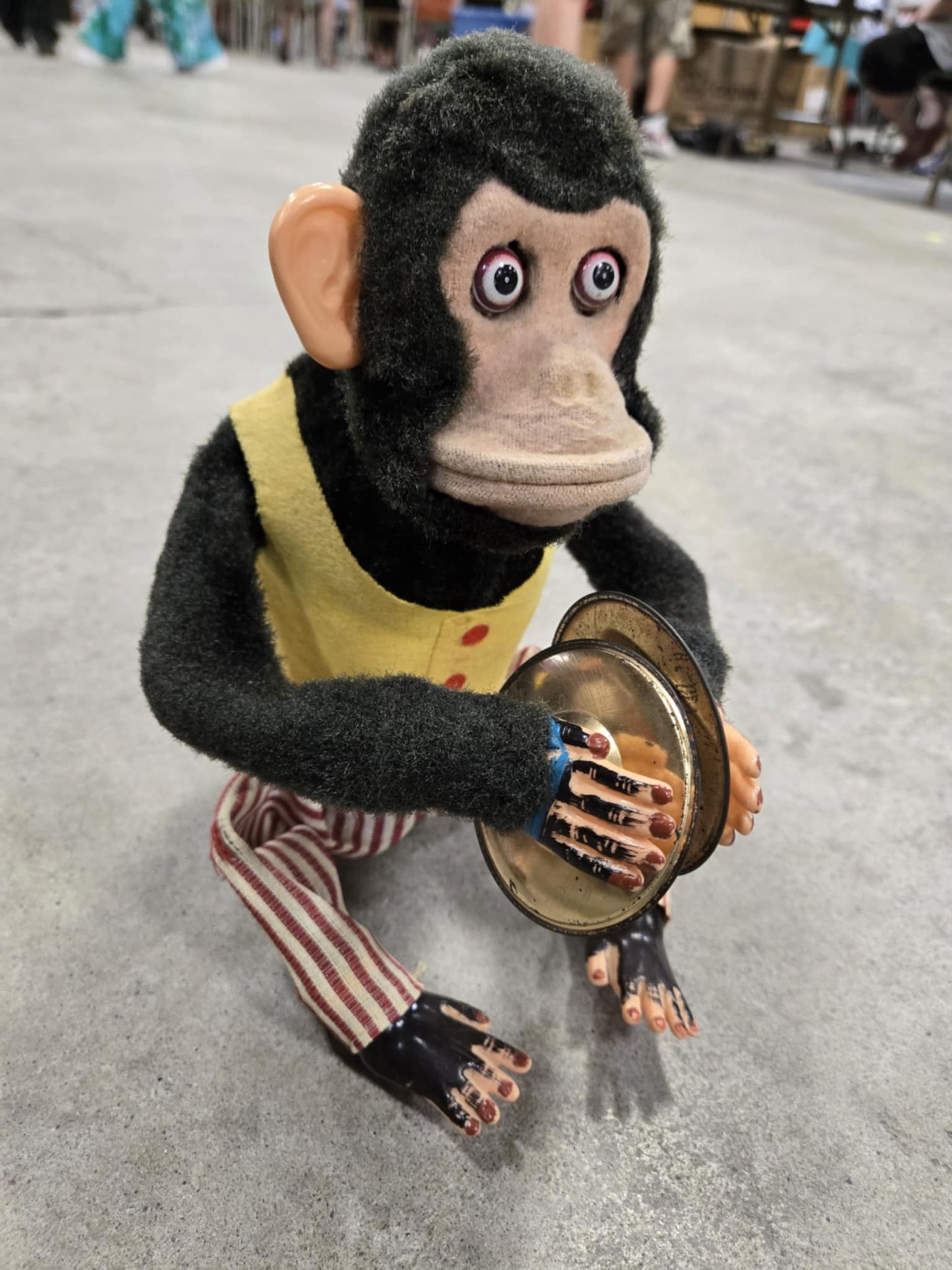 Poupée mécanique chimpanzé "Jolly Chimp" ( vers 1960 )