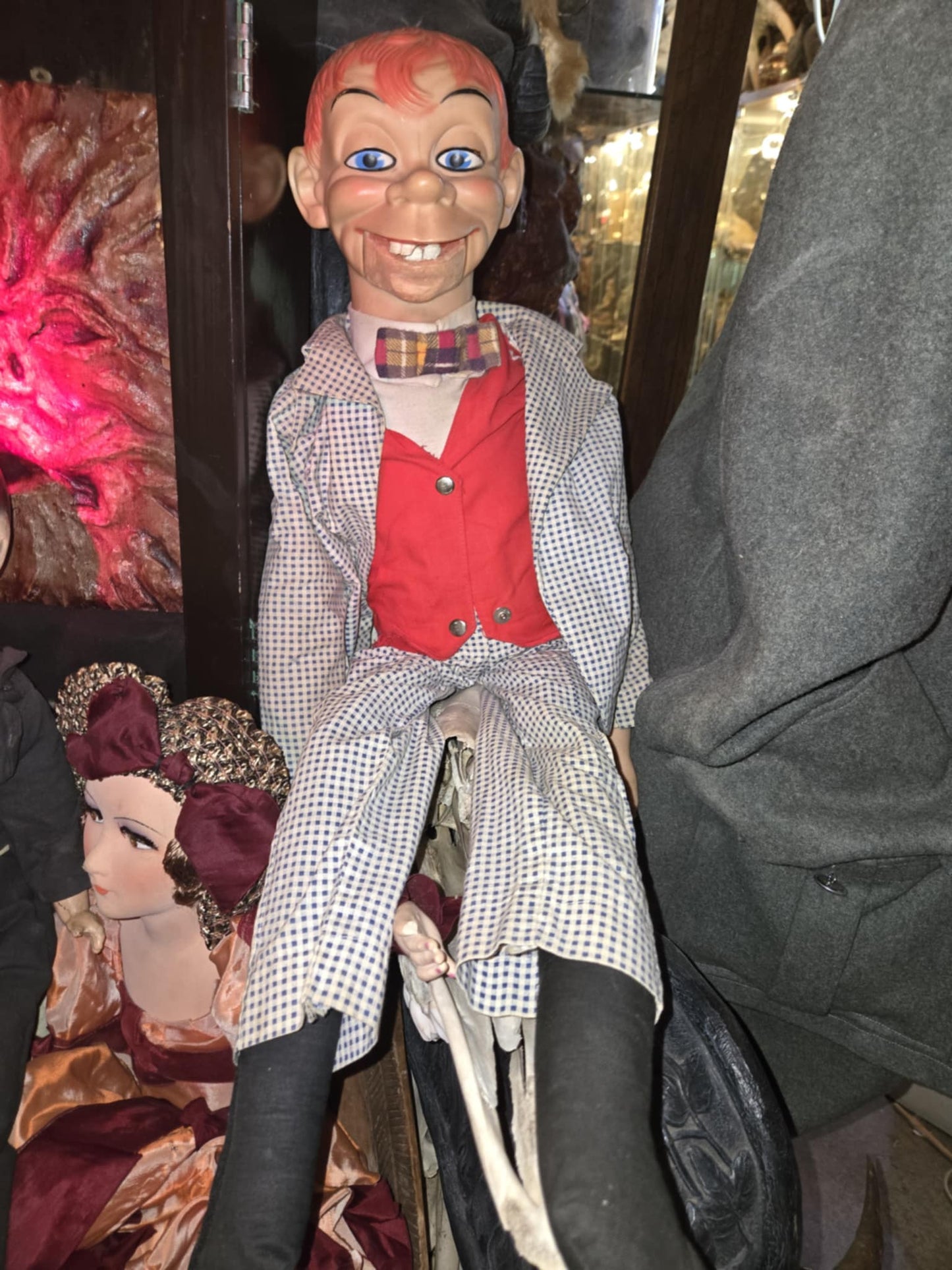 Marionnette ventriloque Mortimer Snerd vintage