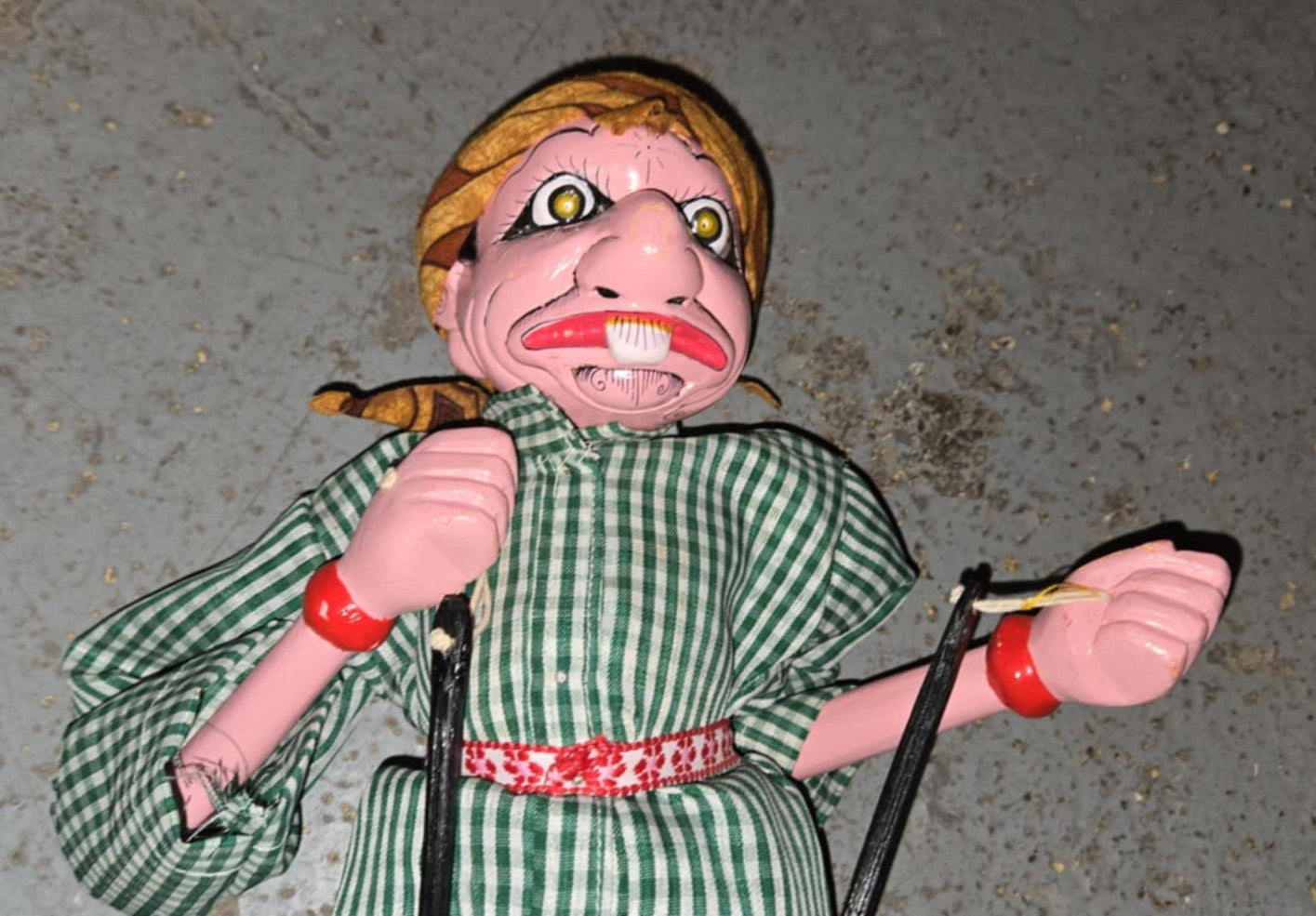Marionnette de théâtre vintage