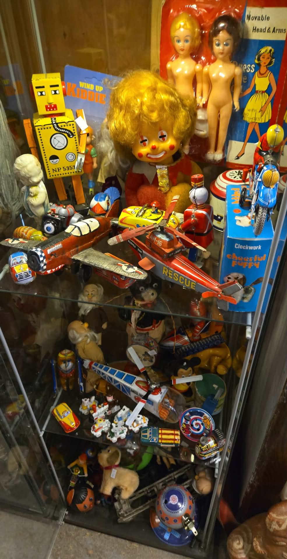 Jouet antique en métal avion de chasse militaire P-40 Warhawk