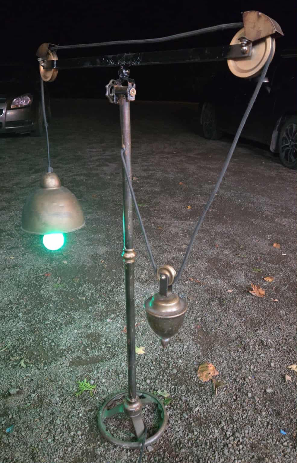Lampe antique électrique