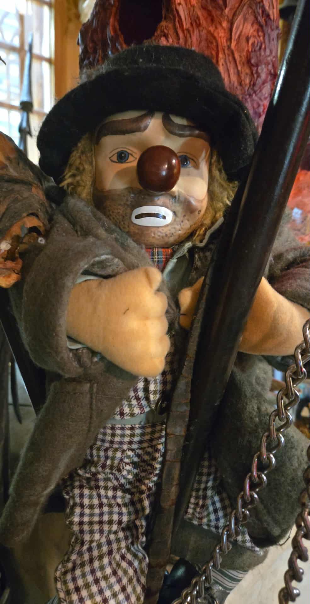 Poupée clown vagabond