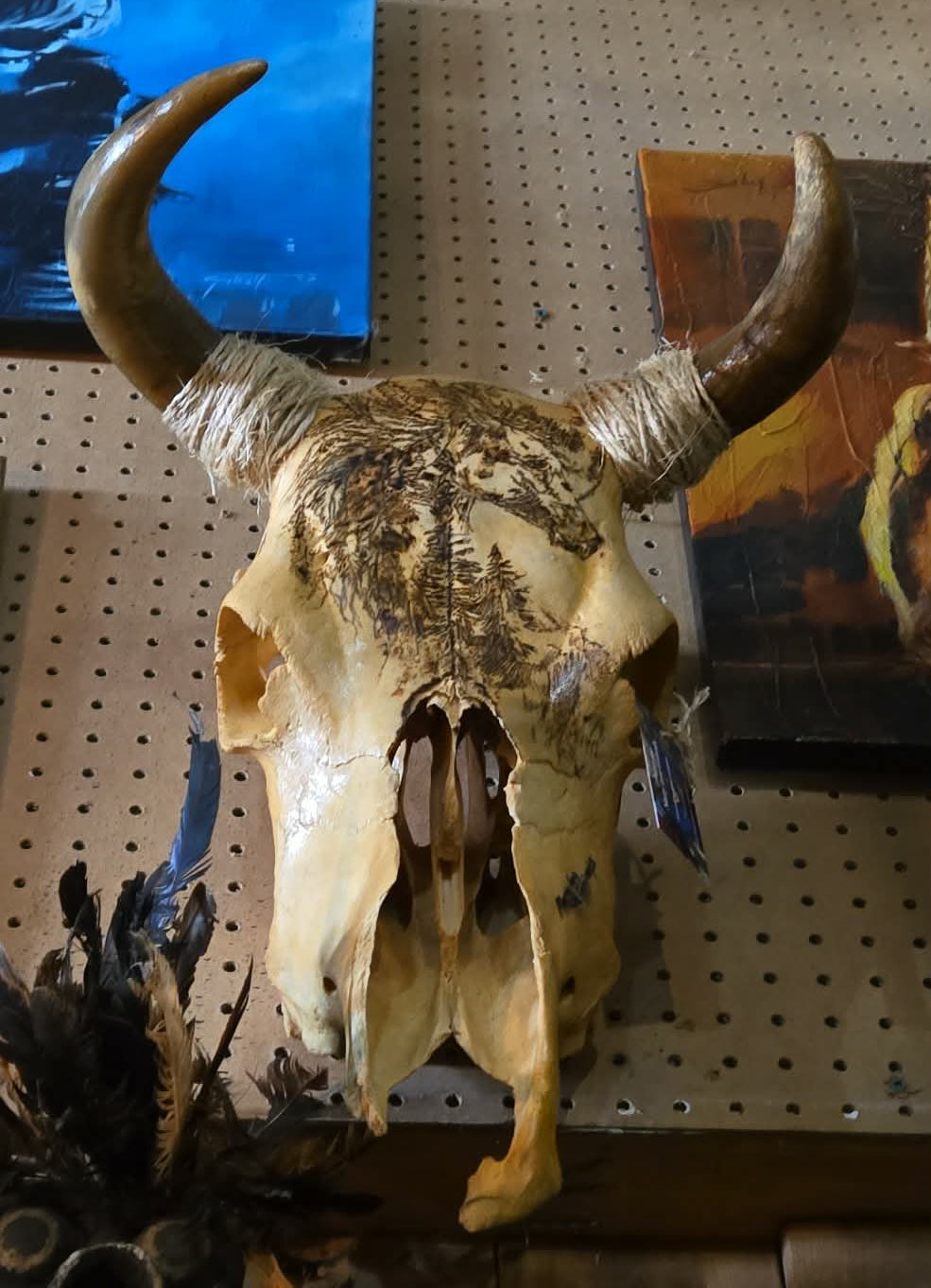 Crâne de boeuf par Mary Lou Guinois