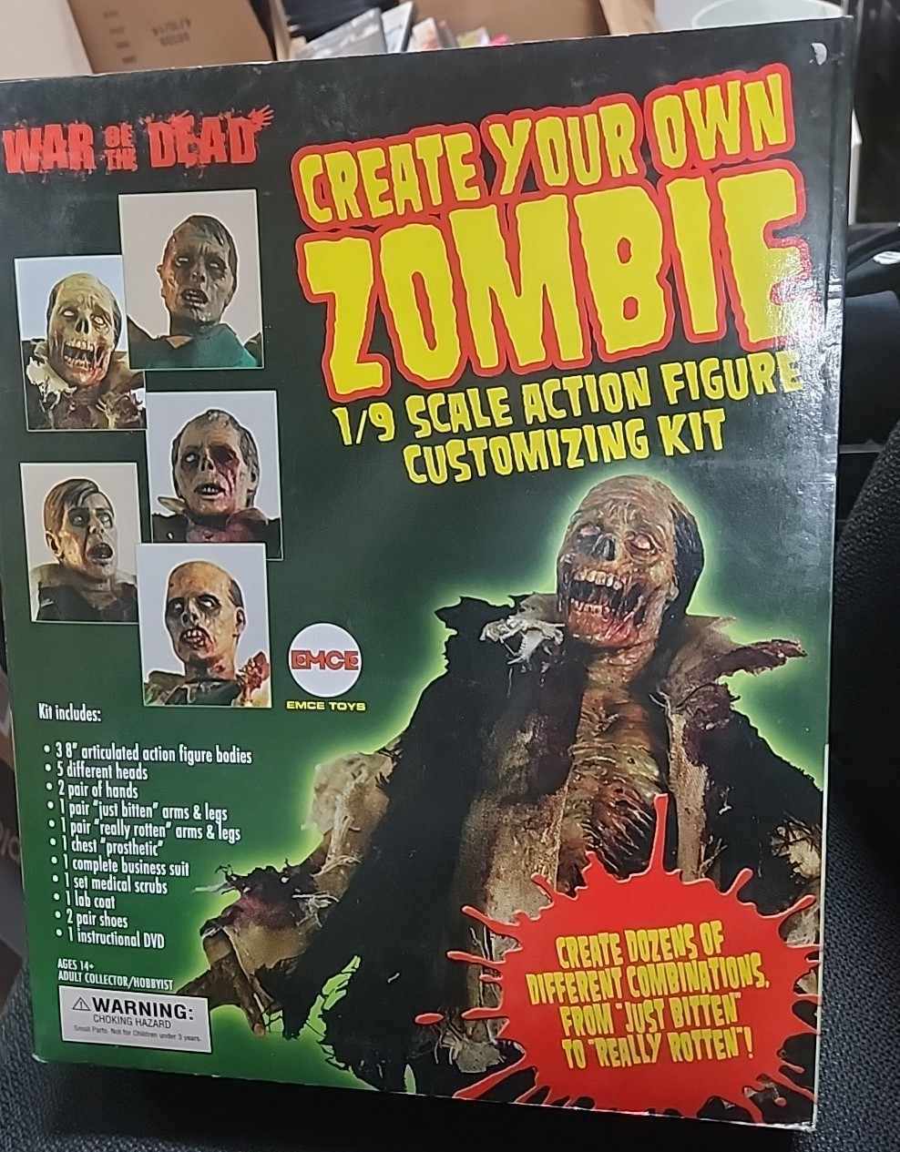 War of the Dead Create Your Own Zombie kit modèle