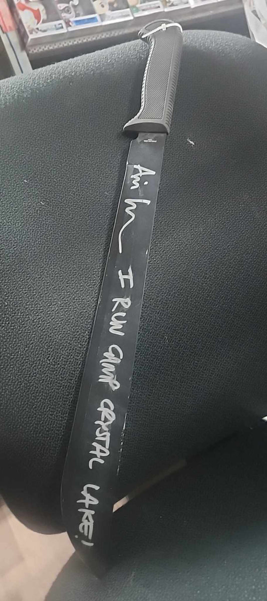 Machette de Jason Voorhees certifiée signée par Ari Lehman
