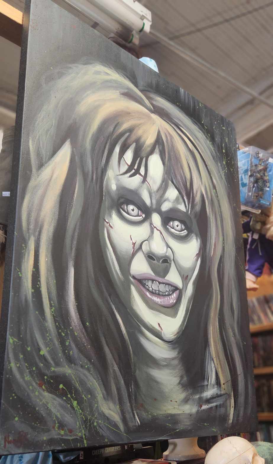 Peinture fan art de Regan par un artiste.