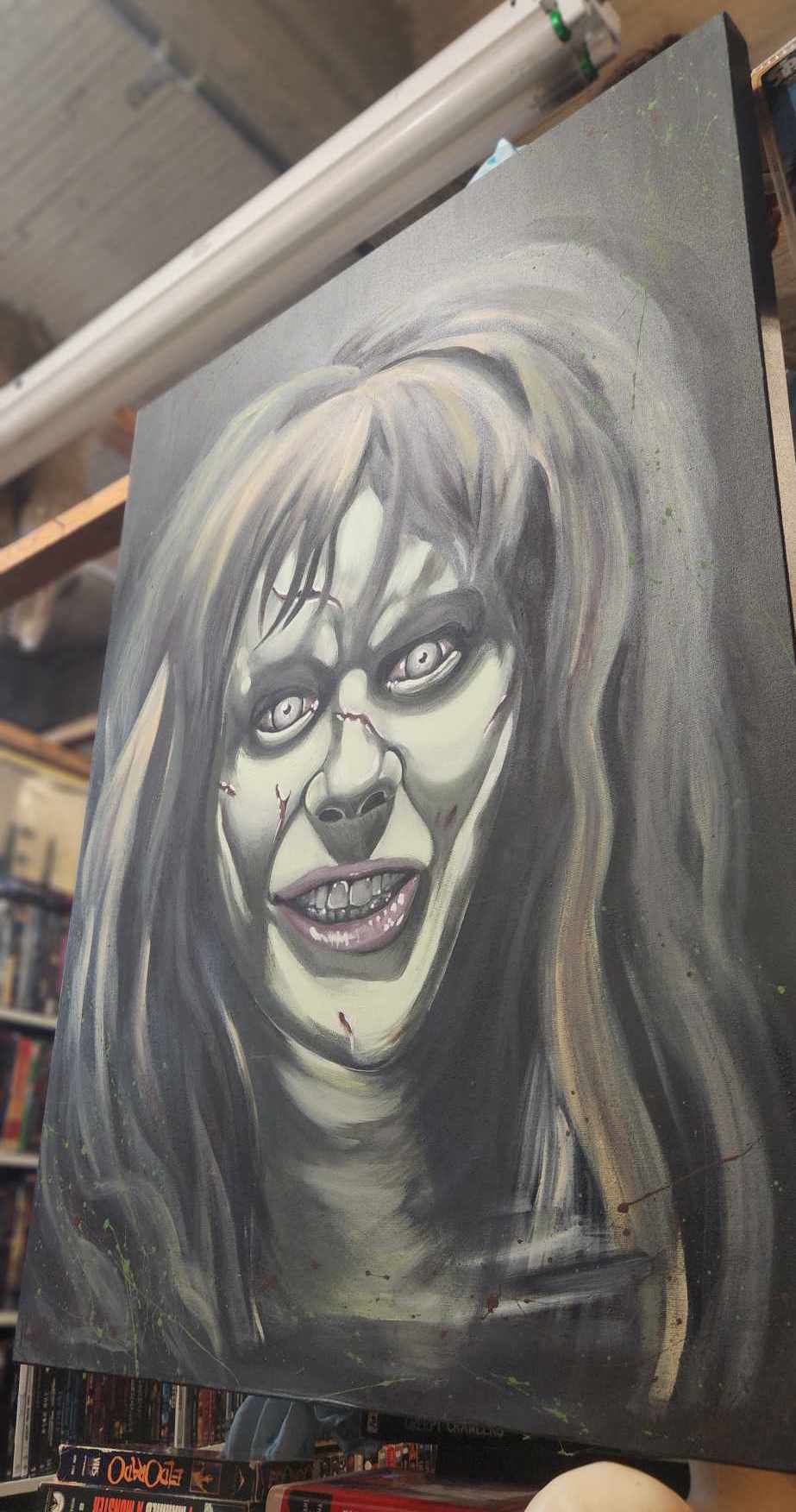 Peinture fan art de Regan par un artiste.