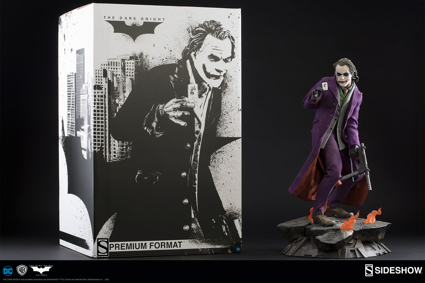 Statue The Joker "The Dark knight" Premium Format Exclusive par Sideshow Collectables