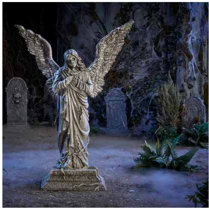 Statue Grave and Bones Angel of Death Monument de 5 pieds