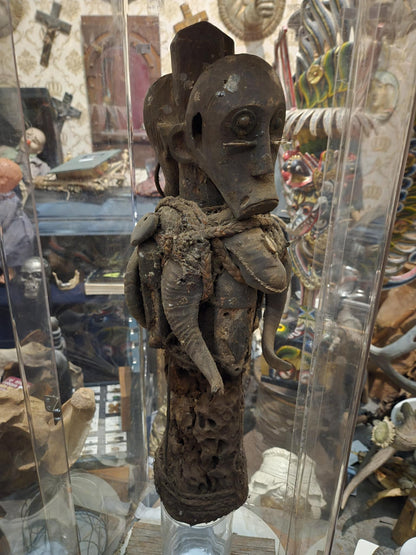 Fétiche authentique sculpture voodoo africain