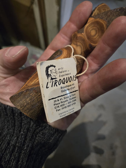 Sculpture créée par un artiste autochtone - Iroquois
