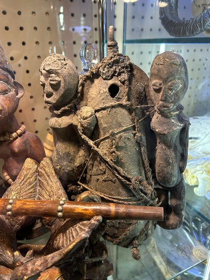 Statuette fétiche vaudou 2 entités