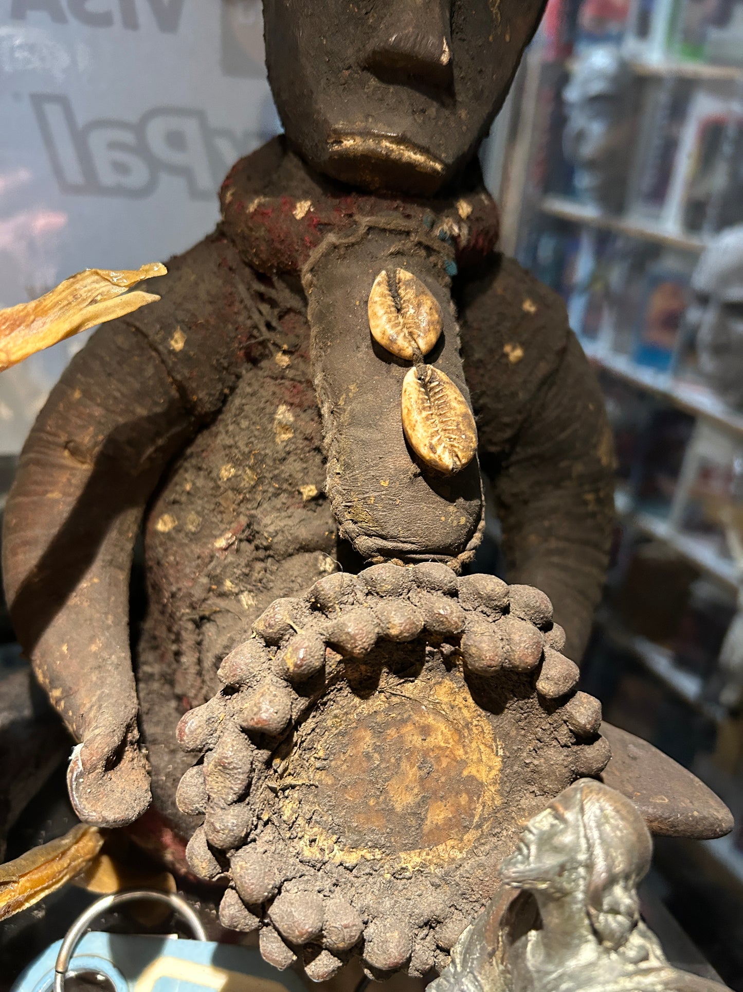 Fétiche vaudou africain antique