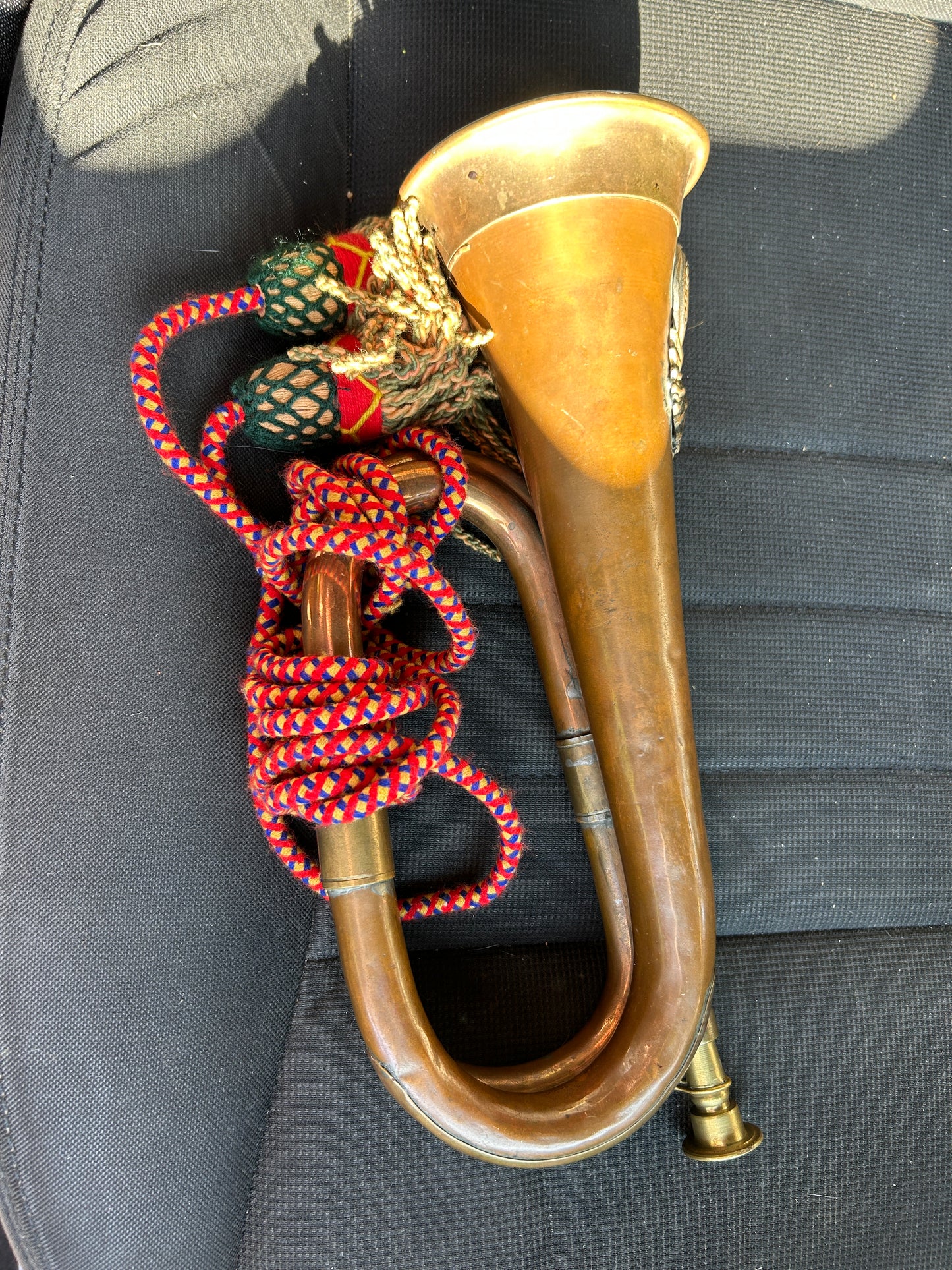 Réplique clairon antique de la Royal Welsh Fusiliers 23rd Regiment
