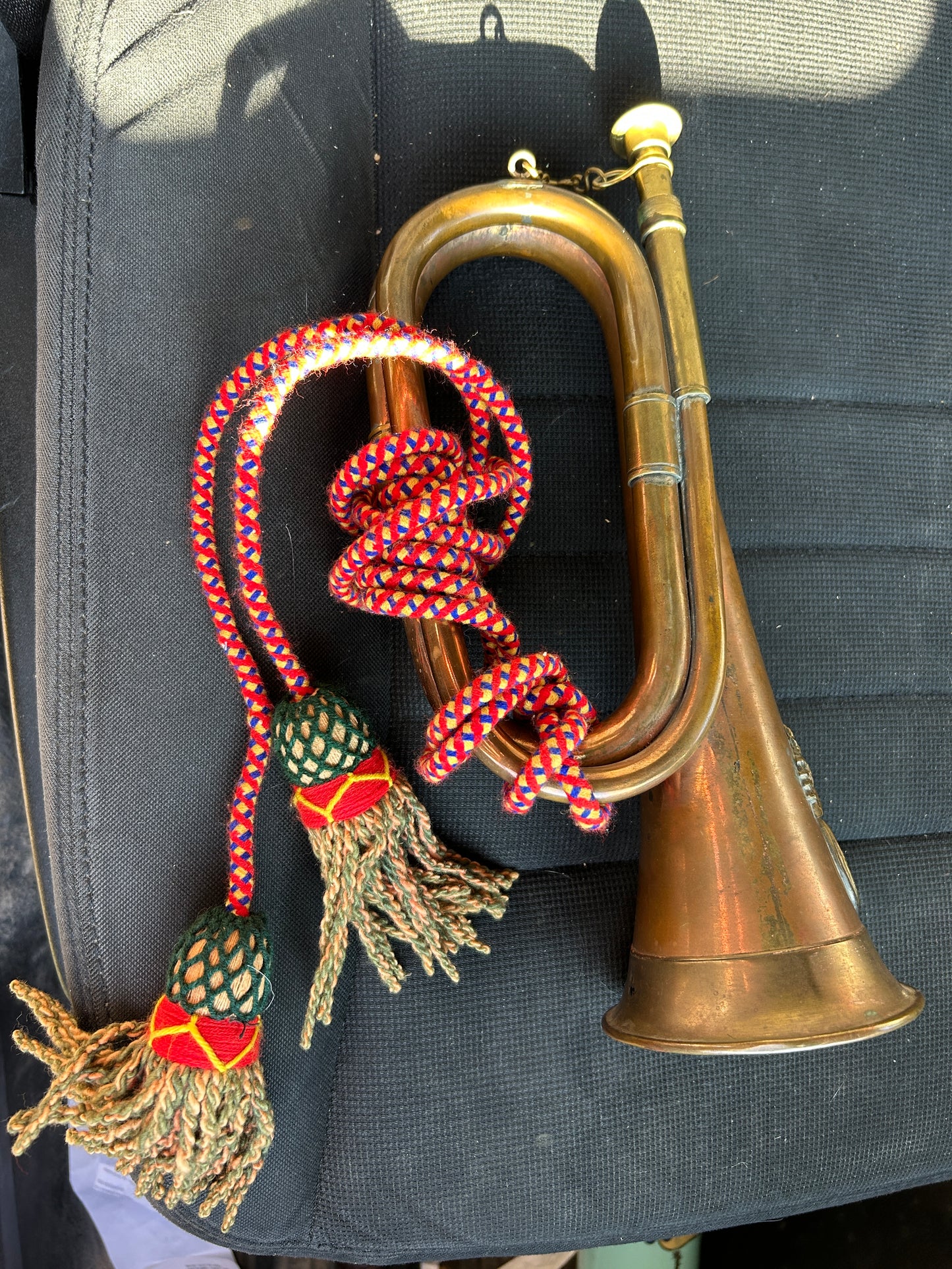 Réplique clairon antique de la Royal Welsh Fusiliers 23rd Regiment