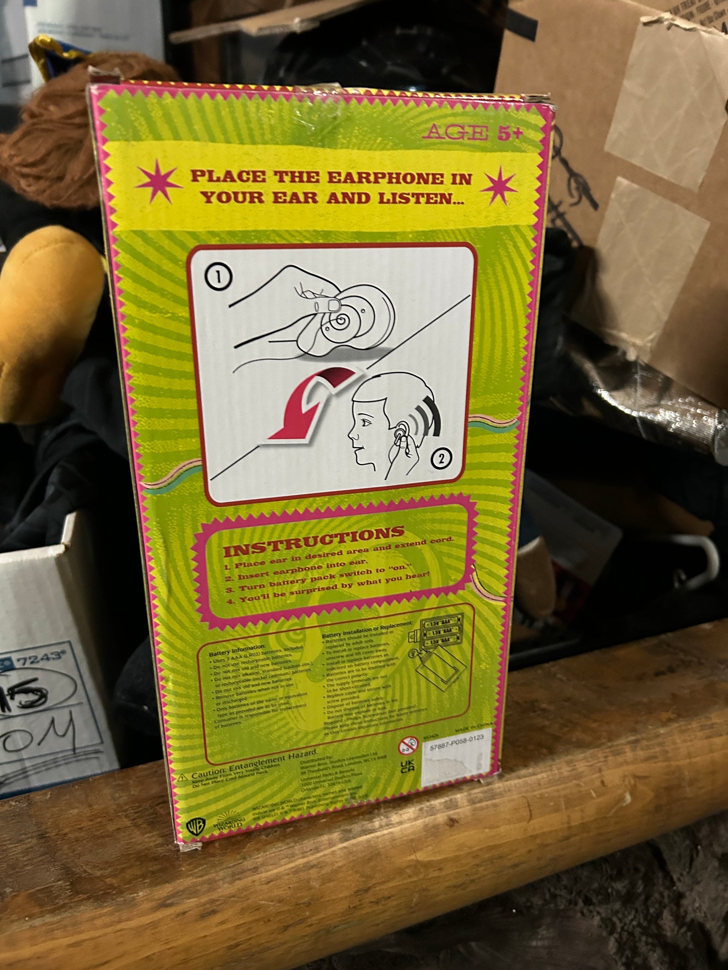 Universal Studios Wizarding World Harry Potter Extendable Ear Toy