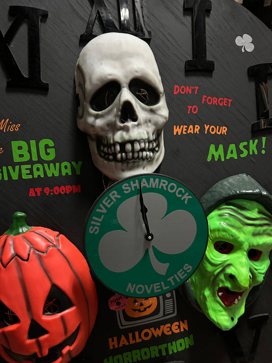 Très grande horloge Halloween lll