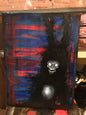 Peinture originale lapin démoniaque par David Therrien