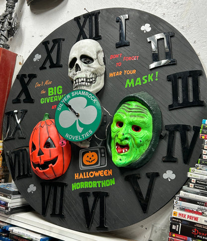 Très grande horloge Halloween lll