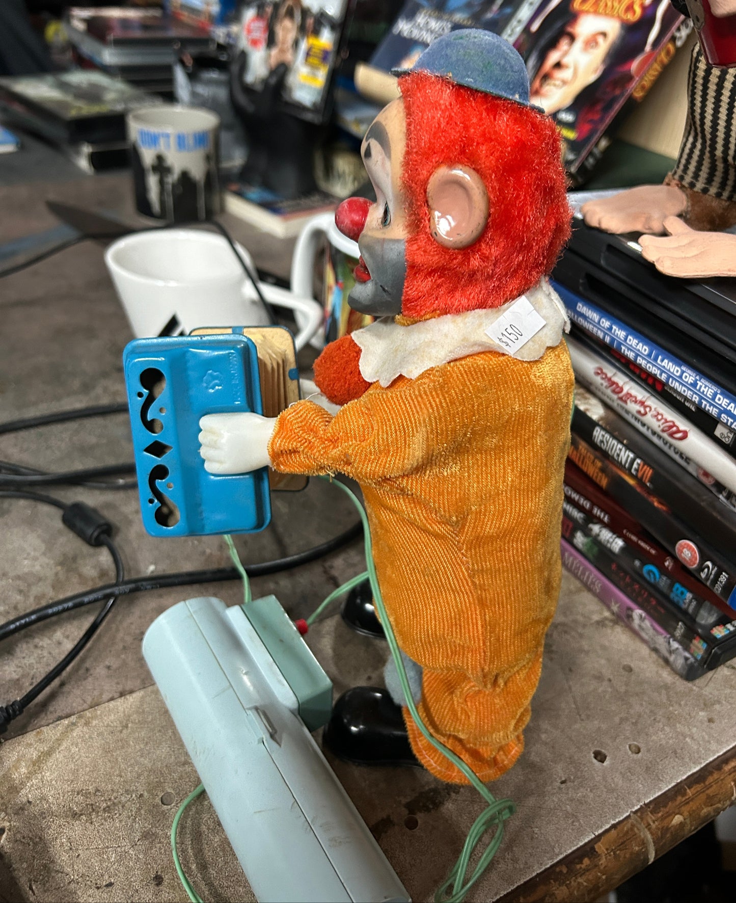 Jouet vintage Happy 'n Sad Magic Face Clown