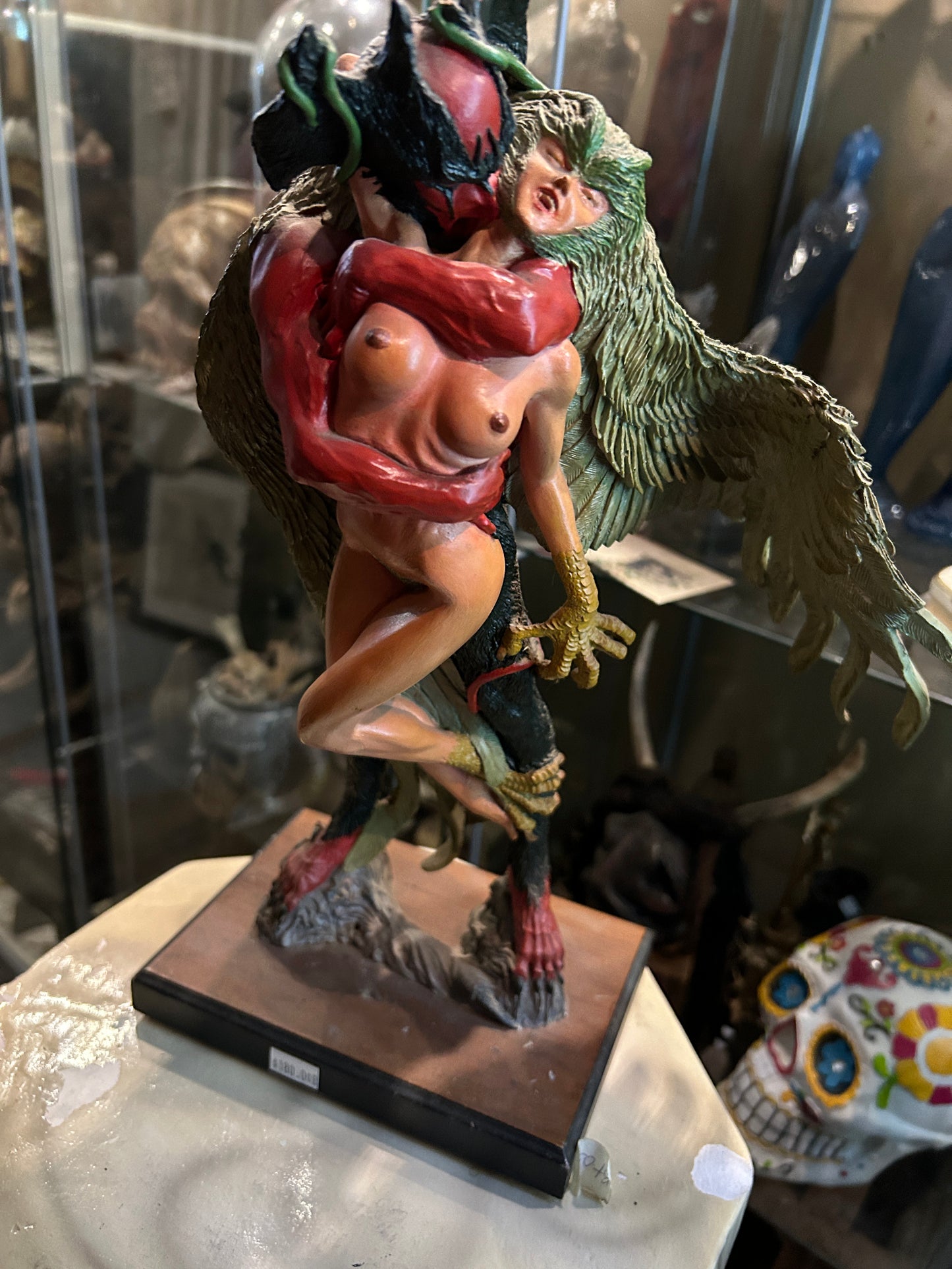 Statuette Harpie et le Diable