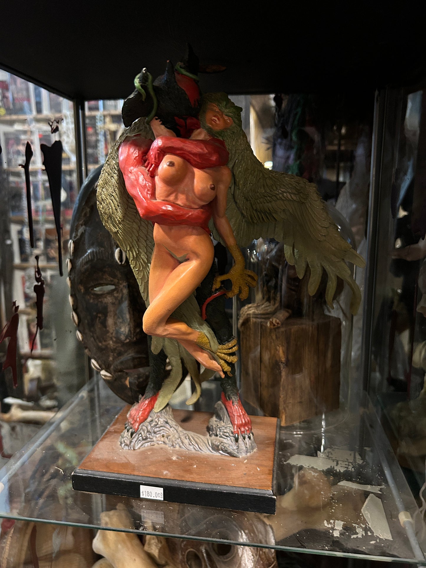 Statuette Harpie et le Diable