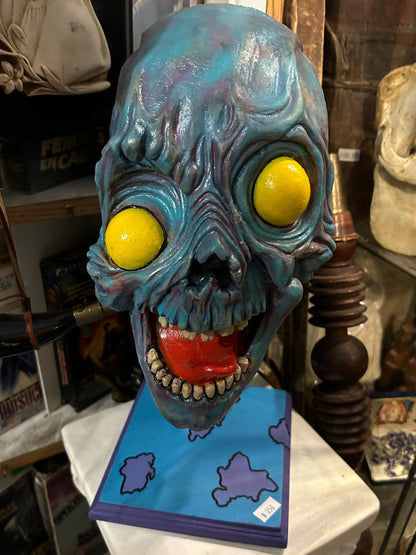 Sculpture Tête de Zombie Mutant par Jordan