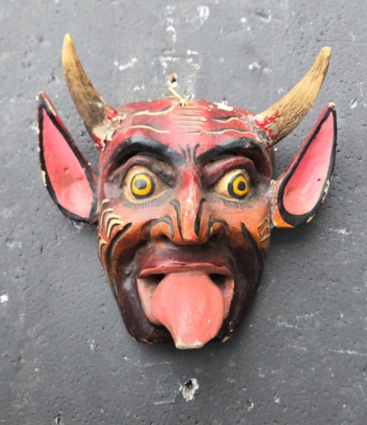 Masque en Bois Diable Mexicain.