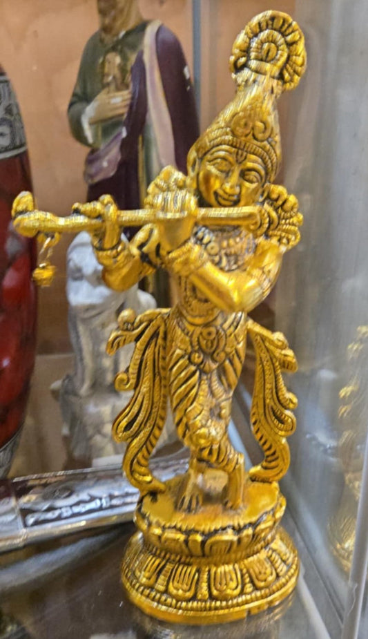 Statuette indienne idole du Seigneur Krishna.