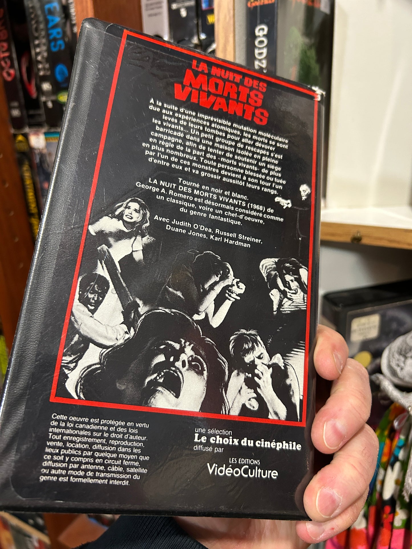 Film VHS La nuit des morts vivants (1968)