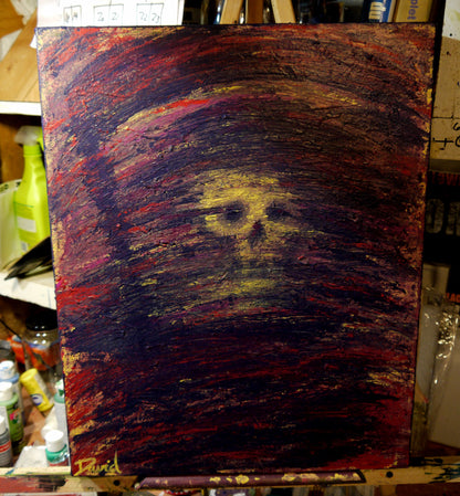 Peinture originale "La faucheuse" par David Therrien