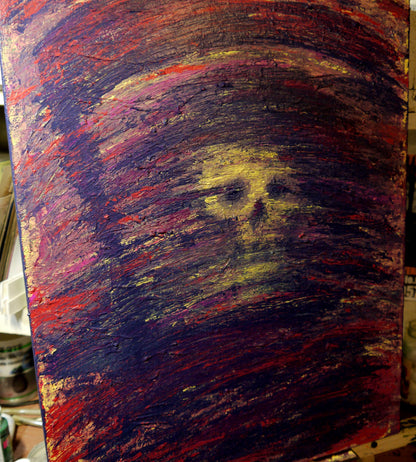 Peinture originale "La faucheuse" par David Therrien