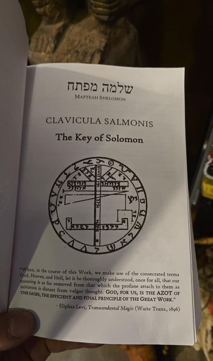 Livre Clavicula Salomonis and Collected Studies on Solomonic Magic