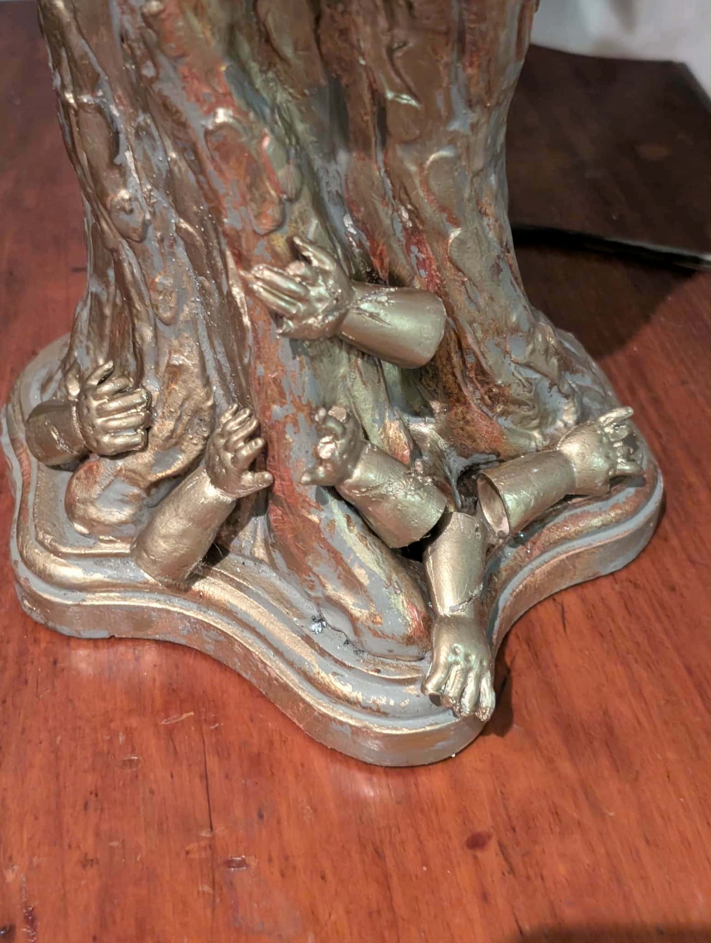 Lampe unique décorative sculpture par un artiste