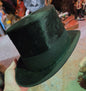 Chapeau haut de forme victorien antique