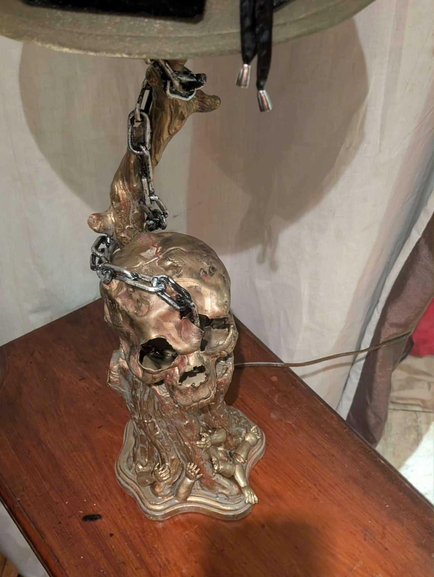 Lampe unique décorative sculpture par un artiste