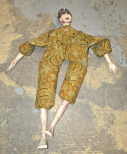Poupée vintage "Boneka" indonésienne