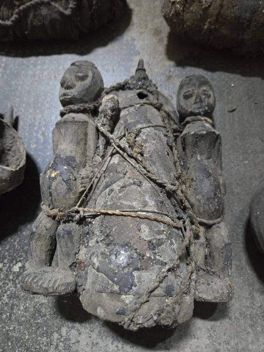 Statuette fétiche vaudou 2 entités