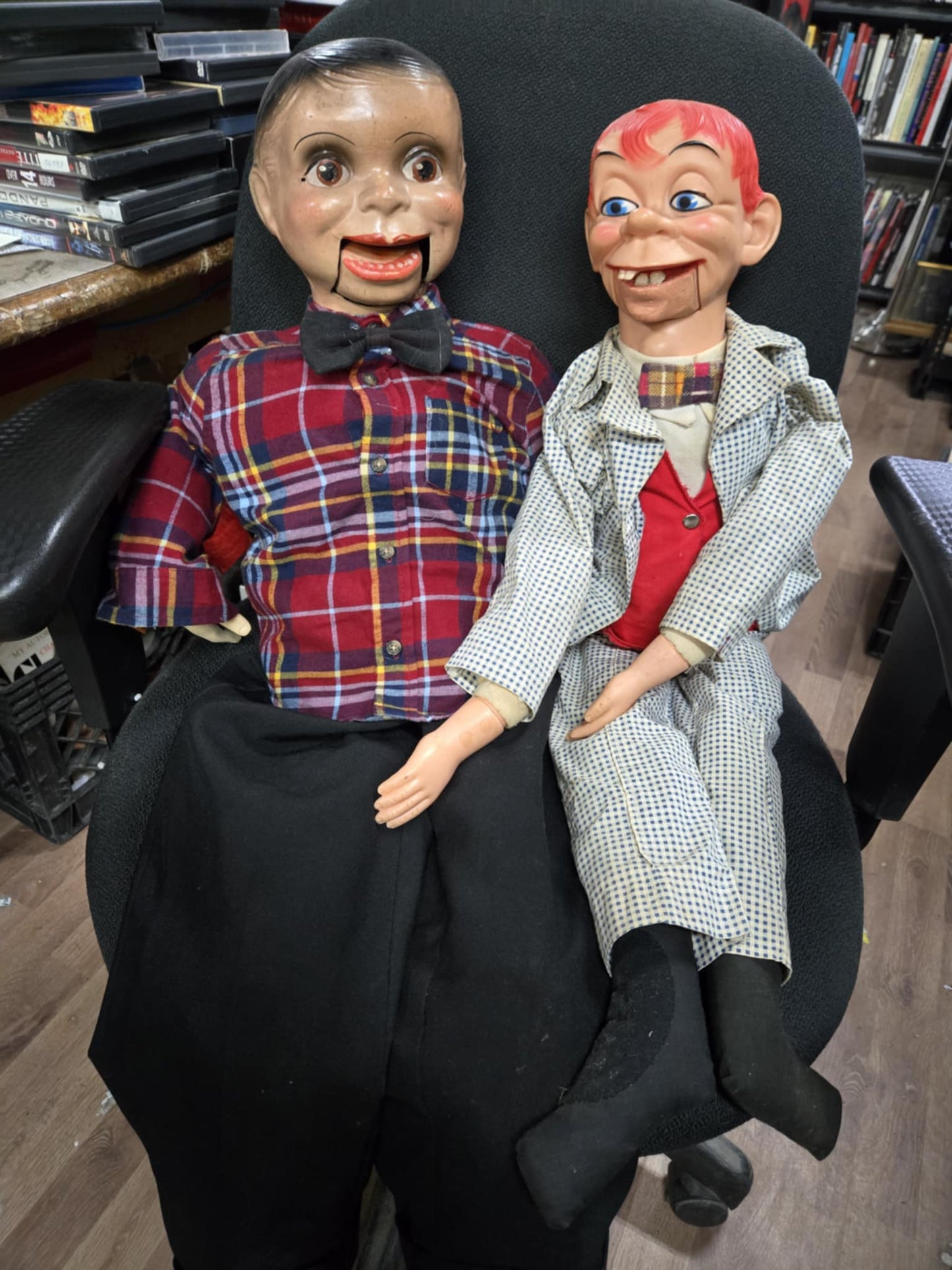Marionnette ventriloque Mortimer Snerd vintage
