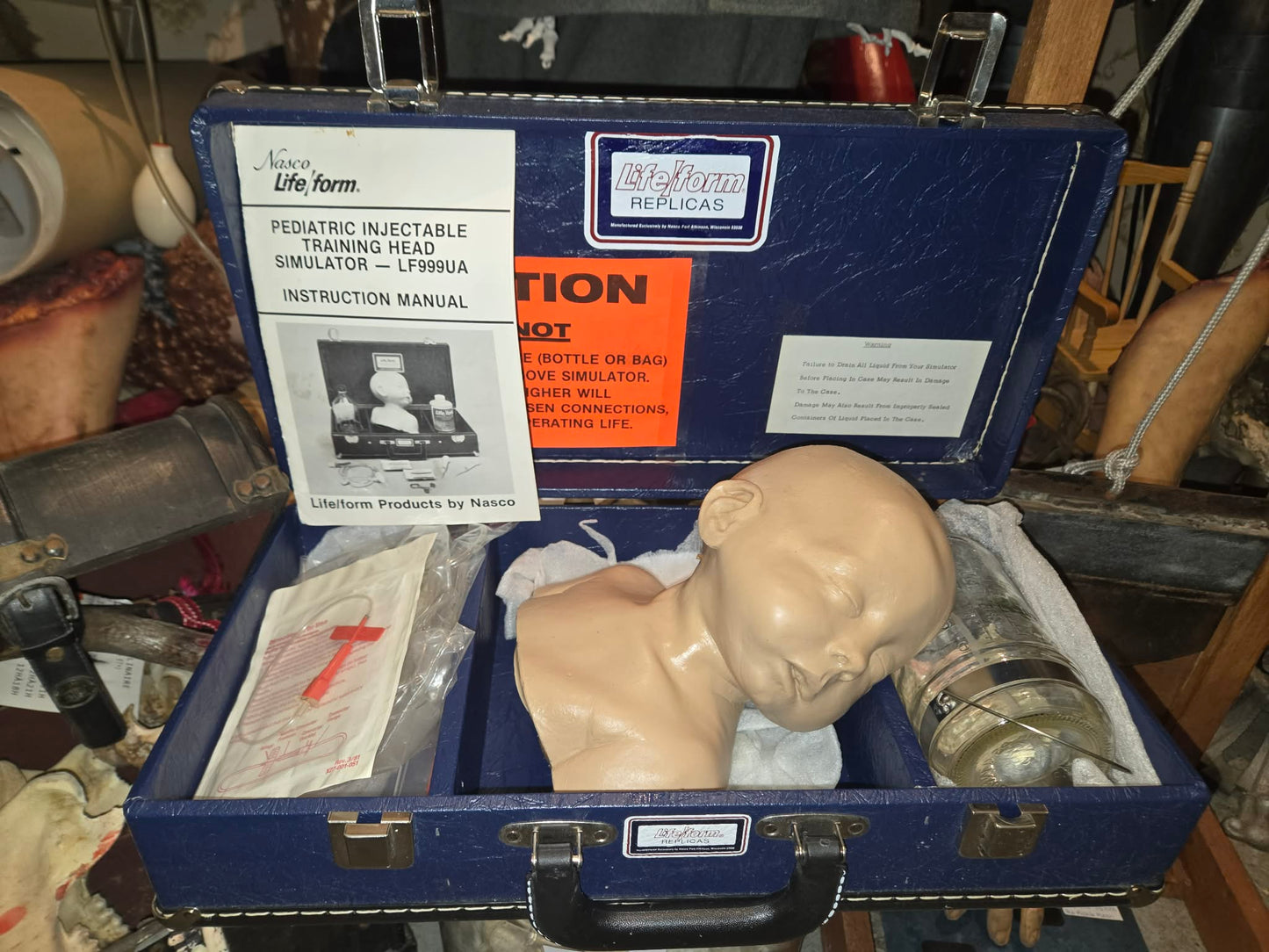 Pediatric Injectable Training Head Simulator.