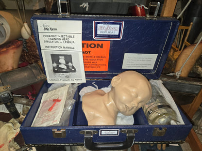 Pediatric Injectable Training Head Simulator.