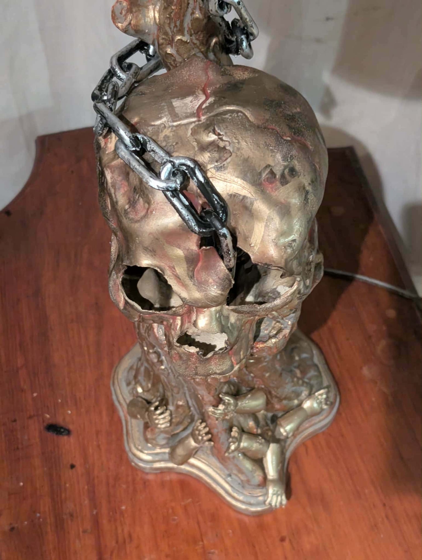 Lampe unique décorative sculpture par un artiste