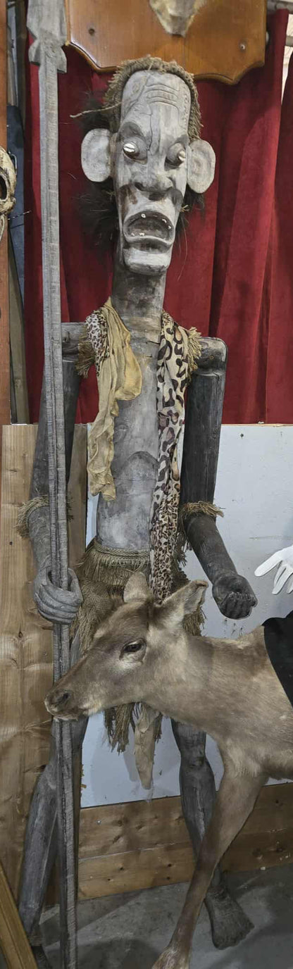 Très grande sculpture africaine en bois